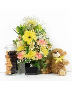 Get Well Soon Floral Gift Set