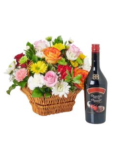 Spirits & Bountiful Mixed Rose Gift Set