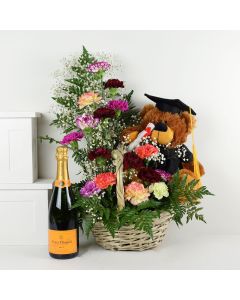 Bear In Mind Champagne & Flower Gift