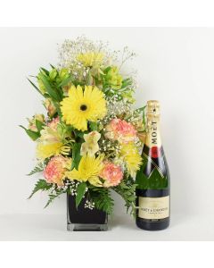 Pure Bliss Flowers & Champagne Gift