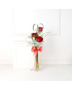 3 Rose Bouquet with Vase