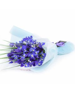 Lavish Lavender Iris Bouquet