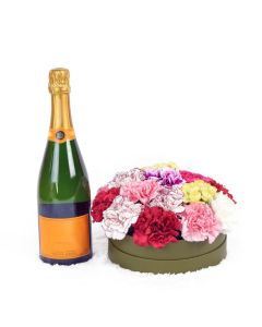 Simple Surprise Flowers & Champagne Gift